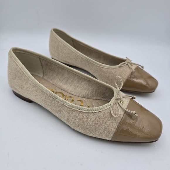 Sam Edelman Shoes - Sam Edelman Marley Ballet Flats, Beechwood Beige Tweed, Women's 9
